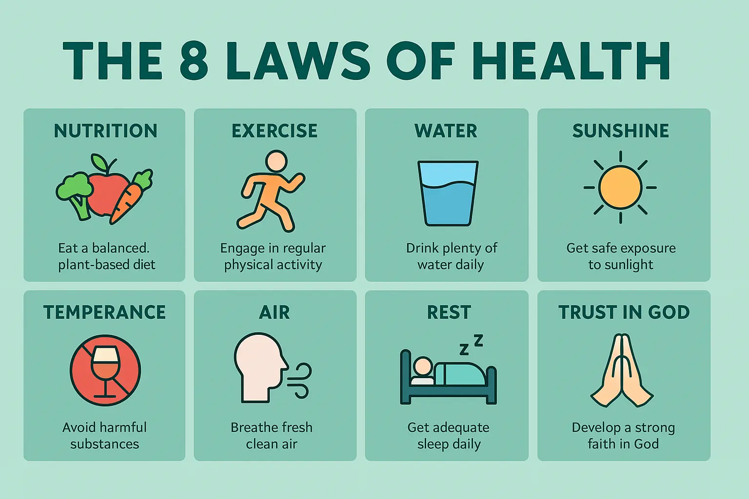The 8 Laws of Health: Your Path to a Vibrant Life with Sue’s Naturals
